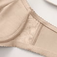 thumbnail image 4 of ATOYSOY Lace Bra for Womens Full Coverage Underwire Bras Padded Underwea (Khaki,XXL), 4 of 4