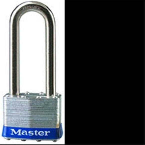 Master Lock Keyed Padlock, 15/16 in,Rectangle,Silver 5KALJ-A1459