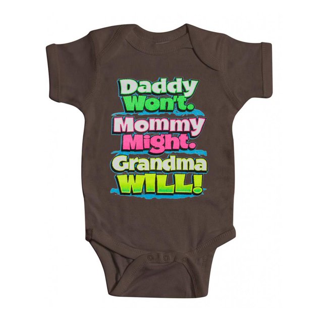 Body Bébé "Grand-Mère Volonté" - Marron - 6M