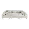 thumbnail image 5 of Lexicon Corydon Microfiber 6-Piece Modular Sectional with Ottoman in Beige, 5 of 20