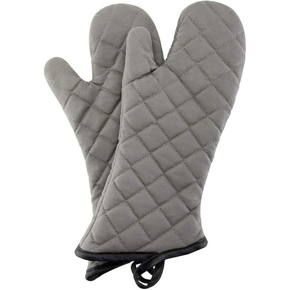 ARCLIBER Mitaines de Four 1 Paire de Doublure en Tissu Éponge - Gants de Cuisine Résistants à la Chaleur, Ensemble de Mitaines de Four Résistantes au Feu, 15 Pouces