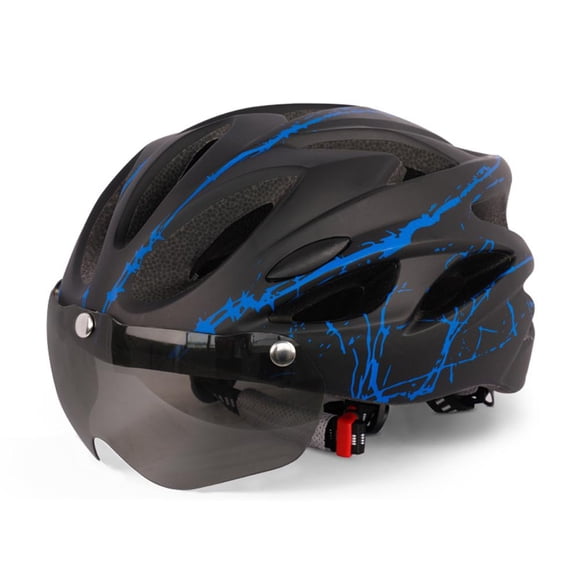 Casco de ciclismo para adultos hombres mujeres casco protector con visera magnética YUNYI BRAND Deportes