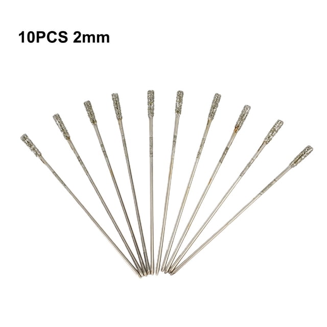 Lefu Perceuse à Pointe Diamantée 1mm - 2.4mm pour Carrelage Verre Bijoux