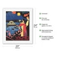 thumbnail image 2 of Vichy France - Comité des Fêtes Festival - Vintage Travel Poster by Roger Broders c.1926 - Fine Art Rolled Canvas Print 16in x 20in, 2 of 4