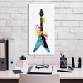 thumbnail image 3 of Epic Graffiti 'Garage Band III Graffiti' by Mike Schick, Giclee Canvas Wall Art, 12"x24", 3 of 6