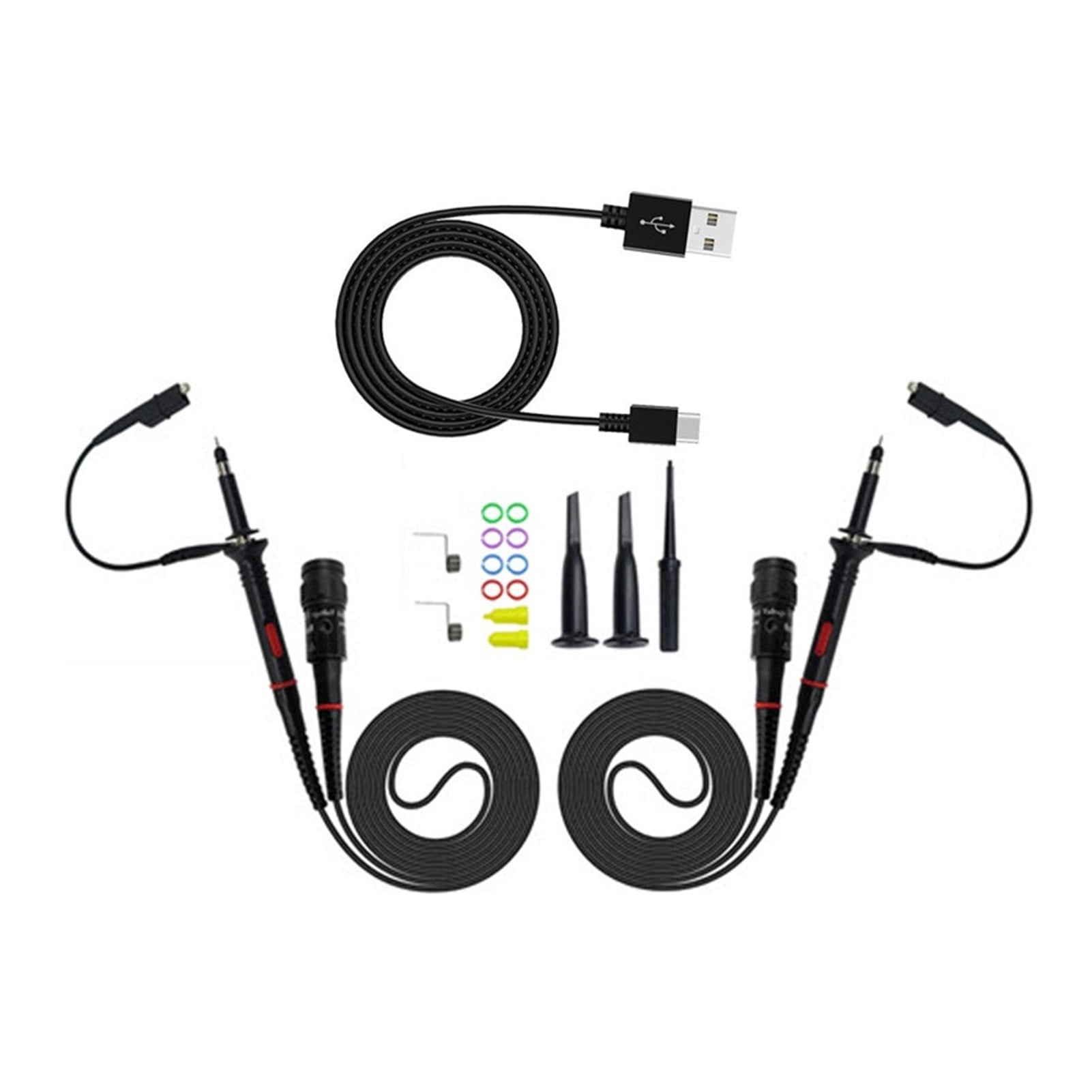 U3P100 2 Channel PC Virtual USB3.0 Oscilloscope 100M Bandwidth 1GSa/s