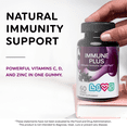 thumbnail image 4 of LIVS Immune Plus Gummies - Immune Gummies with Vitamin C, Elderberry, D3 & Zinc - Immune Support Gummy Supplement - Unisex - 60 Count with 30 Servings, 4 of 8