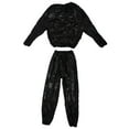 thumbnail image 5 of 2 Pcs Heavy Duty Fitness Weight Loss Sweat Sauna Suit Exercise Gym Anti-Rip Black, XXXL & 4XL, 5 of 10