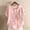 Pink, variant on CLOISE Loose Short Sleeve Shirts for Women Plus Size Tops Button Round Neck Casual Pullover Graphic Summer Blouses Black