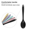 thumbnail image 5 of Silicone Mini Kitchen Utensils set of 2 Small kitchen tools Nonstick Cookware with Hanging Hole, Black+Black, 5 of 5