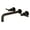 Oil Rubbed Bronze, variant on Kingston Brass KS8020DL Concord Two-Handle 3-Hole Wall Mount Roman Tub Faucet in Matte Black
