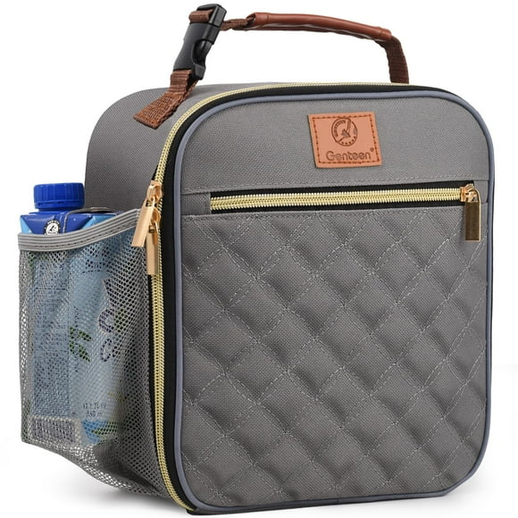 Bolsa Térmica Reutilizable Genteen para Almuerzo Gris