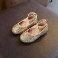 thumbnail image 4 of ATOGUTA Girls Princess Shoes Sequins Bling Princess Flats Dance Shoes, 4 of 5