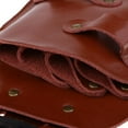 thumbnail image 3 of Peluca de material cuero Real Tijeras Bolsa Salon Peluquería Herramientas De Corte De cabellero De La marrón, 3 of 8