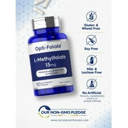 L Methylfolate 15mg | 90 Capsules | Methyl Folate 5-MTHF | by Opti-Folate