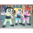 thumbnail image 3 of ALIEN STAGE Young Sua Peluca de disfraz de cosplay Pijamas infantiles Fiesta de Halloween Mujer Linda Peluca verde con degradado en capas negras, 3 of 5