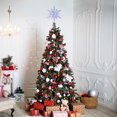 thumbnail image 5 of Roylvan Christmas Tree Topper Star with Remote Control, 60 LED Star Treetop Decoration Topper Light for Xmas Tradition Tree Home Decor, Silver, 5 of 10
