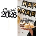 thumbnail image 1 of Class Of 2026 Cake Topper Congrats 2026 Cake Décor Congrats Grad Happy Graduation High School/Senior/ Graduation Decorations, 1 of 9