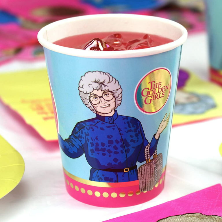 Prime Party Golden Girls Waterproof Bottle Wraps (Set of 16): Stylish Party Supply Labels for Any Beverage, Any Celebration! Images