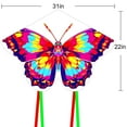 thumbnail image 2 of HENGDA KITE 3pack Butterfly Kites Outdoor Toy   Kite with Flying Tools Easy Control Polyester, 2 of 4
