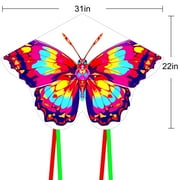 HENGDA KITE 2pack Butterfly Kites with Flying Tools Easy Control Outdoor Toy Polyester