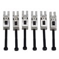 thumbnail image 2 of 6Pcs Electric Guitar Bridge Saddle Double Locking Tremolo Metal Roller Screw Saddle Replacement, 2 of 8