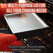 Chef Pomodoro Authentic Detroit-Style Pizza Pan Lid (Lid 10 x 8 inch)