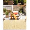 thumbnail image 5 of Jill Zarin Outdoor Collection Area Rug - Cape Town (7' 10" Square Yellow Ivory/Ivory), 5 of 7