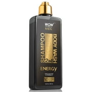 WOW Skin Science Energy 2-in-1 Shampoo & Body Wash - Moisturization For Cleaner, Healthy Hair & Smoother Skin - Shea Butter & Vitamin E To Help Reduce Acne Breakout - 250 ml