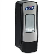 PURELL Chrome/Black ADX-7 Foam Soap Dispenser Manual - 23.67 fl oz Capacity - Chrome, Black - 1Each