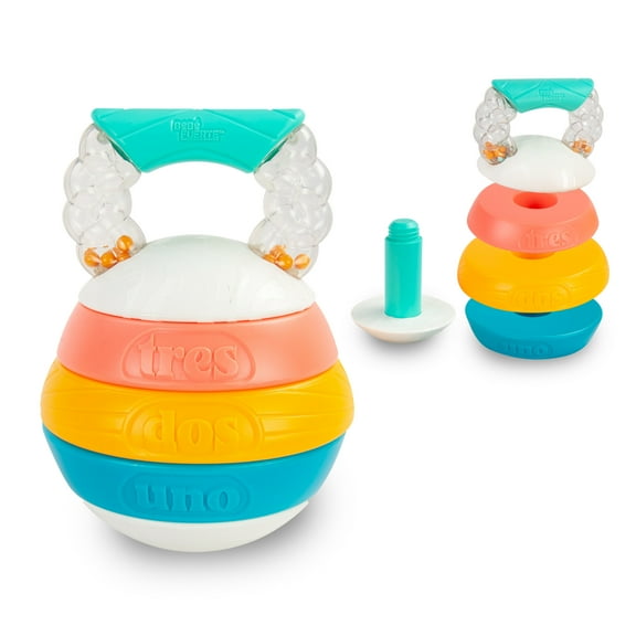 Bebe Fuerte Stack & Count Kettlebell Activity Toy – Baby Toy for Infant 6 Months 