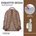 thumbnail image 3 of Leopard Backpack for Students Unique Abstract Animal Print with Texture Fashion Travel School Bag, 3 of 4