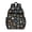 Black-203, variant on Tropical Pineapple Print Student Backpack with Fresh Flowers and Exotic Plant Patterns Lightweight and Spacious School Book Bag for Toddlers and Elementary Students