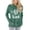 Green Bee, variant on Women's Sweatshirts Oversized Crew Neck Long Sleeve Pullover Shirts Tops With Pocket