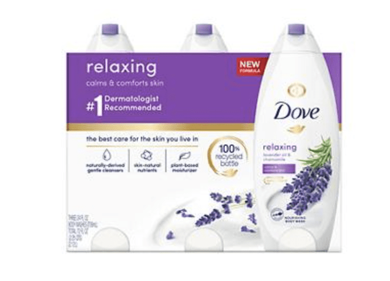 dove lavender body polish