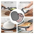 thumbnail image 7 of Rocae Cartoon Santa and Reindeer for Silicone Pot Holders, Oven Mitts Heat Resistant Hot Pads with Pockets,Non-Slip Bbq Baking Smoking Potholders ,7.5"x9.4", 7 of 7