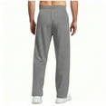 thumbnail image 5 of Men Sweatpants with Pockets Mens Pants Relaxed Fit Elastic Waist Straight Leg Sweatpants Mens Joggers Mens Baggy Sweatpants, 5 of 5