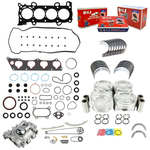DNJ EK242M Master Engine Rebuild Kit Fits Cars & Trucks 2008-2011 Honda Accord CR-V 2.4L L4 16V DOHC