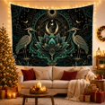 thumbnail image 3 of Floral Garden Highly with Around Lotus Flower Full, Mystical Fantasy for Space Lovers, Galaxy Room Decor, Mother'S Day Gift, Tapestry Wall Hanging for Bedroom and Dorm, 3 of 7