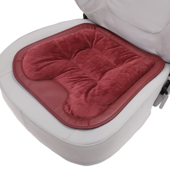 Unique Bargains Car Bottom Seat Pad Cover Red Flannel Square Universal for Car SUV Truck 1 Pcs