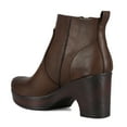 thumbnail image 4 of b.o.c Women Blakelynn Boots Medium Width Side zip Dark brown, 4 of 5