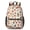 Fireman and Exit, variant on Fireman and Cone Blue Pattern 17" School Backpacks for Teens,Waterproof Oxford Fabric,S-Shape Padded Straps for School,Travel,Hiking,Camping