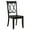 Black, variant on Pine Veneer and White Finish Side Chairs / Fit for Casual Dining Settings