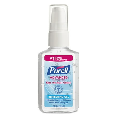 PURELL Advanced Instant Hand Sanitizer, 2 oz Personal Pump Bottle, 24pk