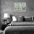 thumbnail image 6 of Country Flower Wall Art Rustic Floral Pictures Wall Decor Butterfly Bless Canvas Prints Paintings Modern Artwork Home Decorations for Bathroom Living Room Bedroom Office Framed 16"x12", 6 of 6