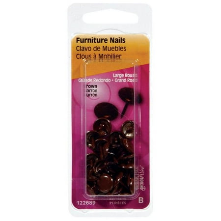 

Hillman 51743 No.210 Brown Furniture Nail Pack of 24