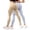 Beige, variant on Women's High Waist Hip Lifting Fitness Pants, Tight Fit Peach Hip Yoga Pants 2pc Set