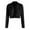 Black, variant on GEWSEY Women's Sheer Lace Jacket Blazer Long Sleeve Open Front See Through Jackets (Black, L)