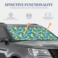 thumbnail image 3 of Goofa Hawaii Palms Pattern 2 Piece Car Windshield Sun Shade Foldable | Front Windshield Shade for Sun, Heat and UV Rays | Sunshade for Car Front Window-Medium, 3 of 7