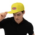 thumbnail image 7 of Unisex Adjustable Snapback Hat British Flag Britain English England Hip Hop Baseball Cap Flat Bill Brim Dad Hats, 7 of 7